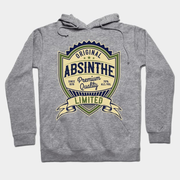 Premium Quality Absinthe Hoodie by Verboten
